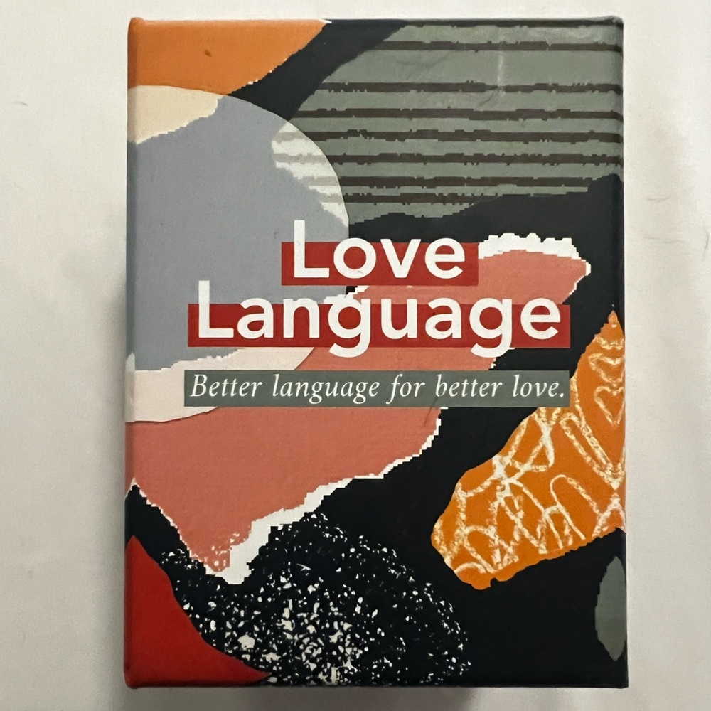 Spread the Love Card Game with Red and Black Design